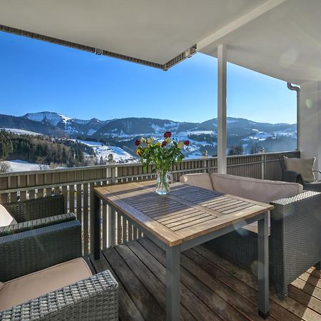 Haus "Bergblick" Ferienwohnung Hochgrat Oberstaufen Mit 2 Schlafzimmer Esterno foto