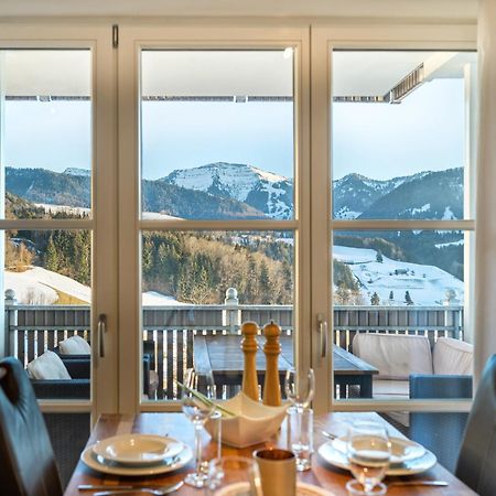 Haus "Bergblick" Ferienwohnung Hochgrat Oberstaufen Mit 2 Schlafzimmer Esterno foto