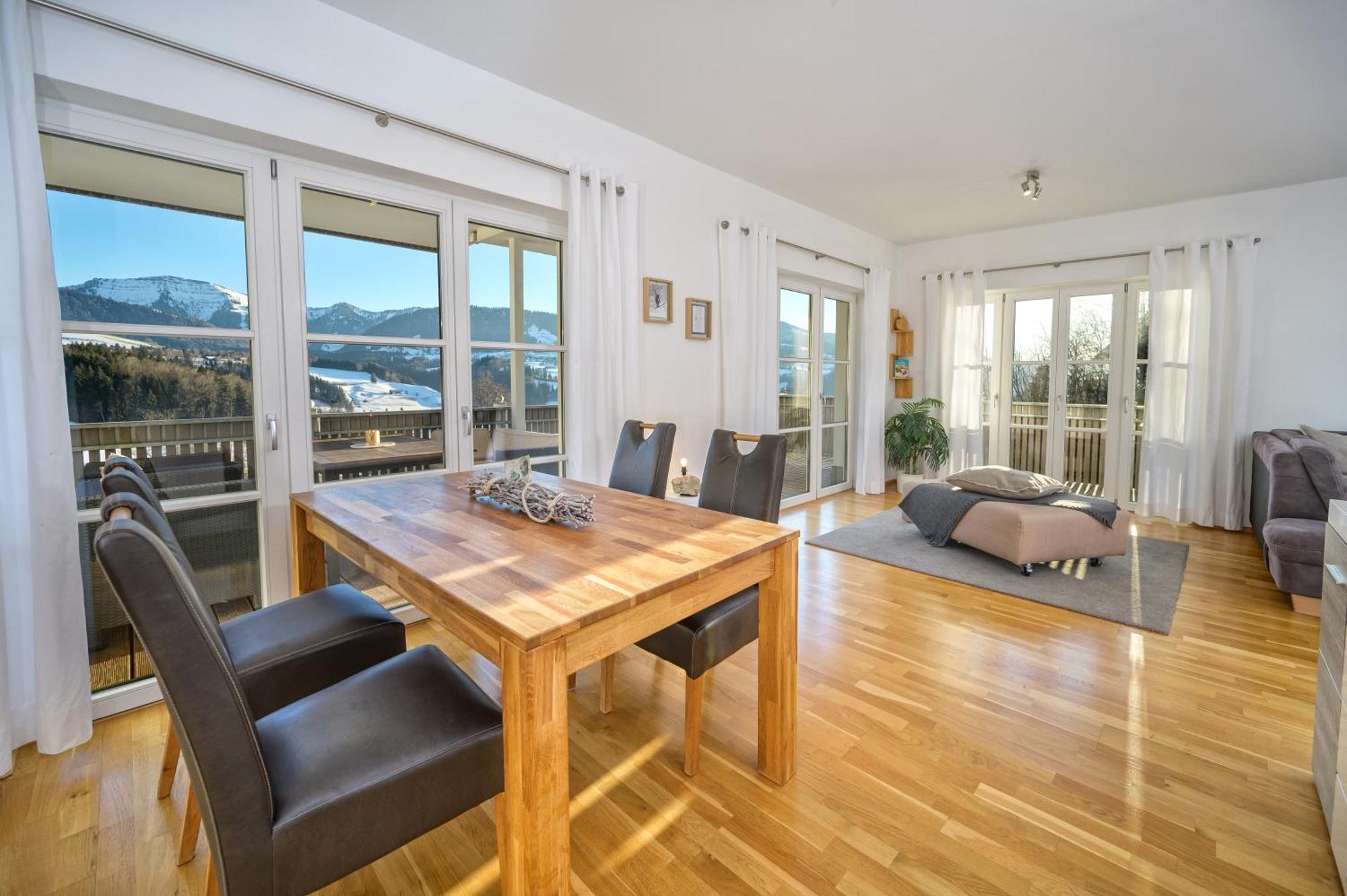 Haus "Bergblick" Ferienwohnung Hochgrat Oberstaufen Mit 2 Schlafzimmer Esterno foto