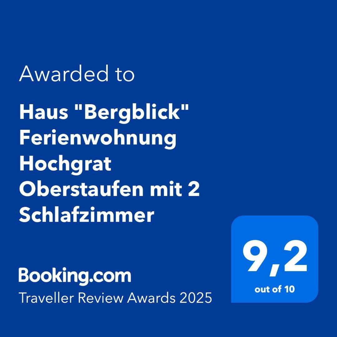 Haus "Bergblick" Ferienwohnung Hochgrat Oberstaufen Mit 2 Schlafzimmer Esterno foto